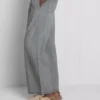 Denim joggingbroek met rechte pijpen