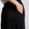 Denim joggingbroek met rechte pijpen