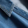 Denim shirt met korte mouwen