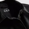 Denimjasje met katoenen opgestikte zak
