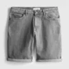 Denimshort met rechte pasvorm