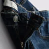 Denimshort met rechte pasvorm