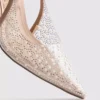 Diamanta slingback-hakken met imitatieparels