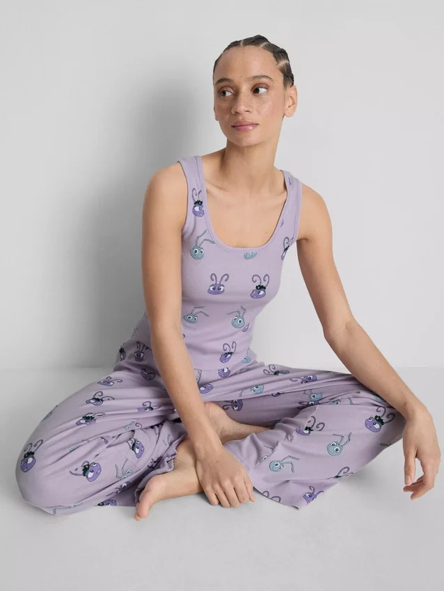 Disney Pixar's A Bug's Life geribbelde tanktop-pyjama's