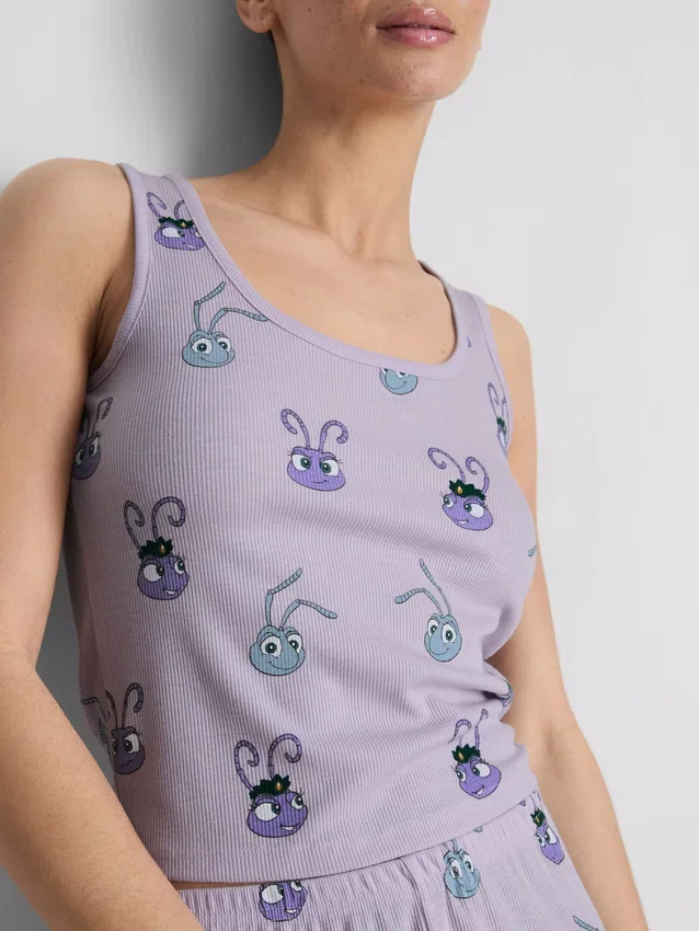 Disney Pixar's A Bug's Life geribbelde tanktop-pyjama's