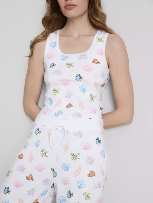Disney Pixar's Finding Nemo pyjama's met grafische print, gemaakt van katoenrijk materiaal