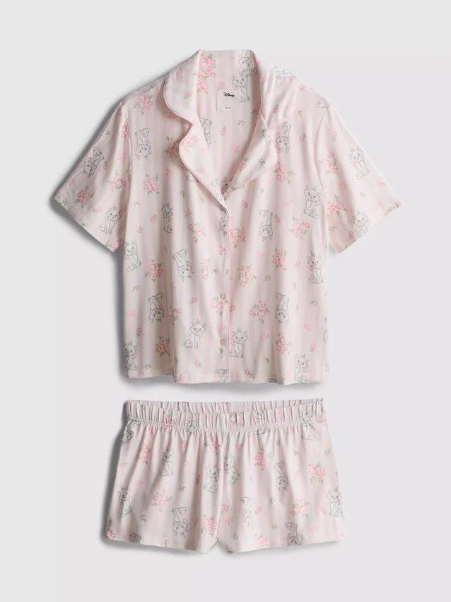 Disney's De Aristokatten Marie korte boyfriend-pyjama's