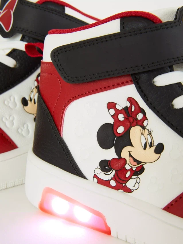 Disney's Minnie Mouse lichtgevende hoge sneakers