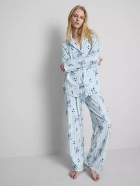 Disney’s Stitch gestreepte boyfriend-pyjama’s