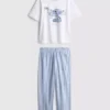 Disney's Stitch katoenen pyjama's met print