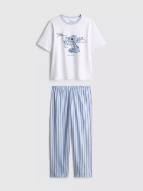 Disney's Stitch katoenen pyjama's met print