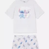 Disney's Stitch-pyjama's met korte broek en print