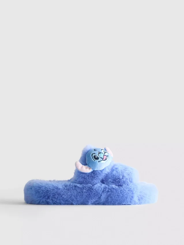 Disney's Stitch zachte pantoffels met dubbele bandjes