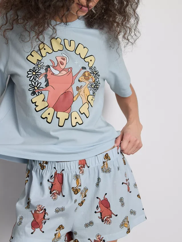 Disney's The Lion King 'Hakuna Matata'-pyjama's met print