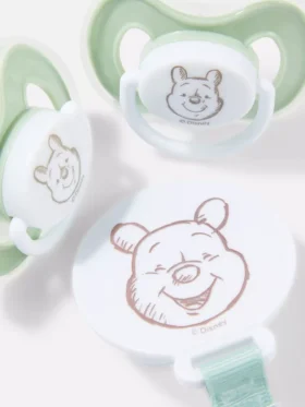 Disney’s Winnie de Poeh-fopspeen en houder set