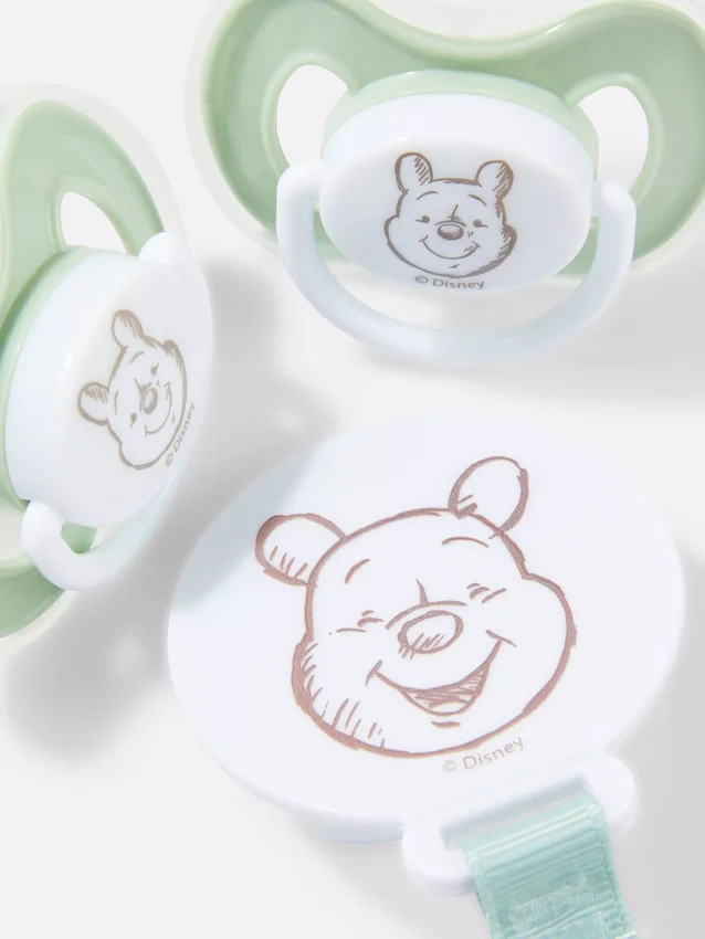 Disney's Winnie de Poeh-fopspeen en houder set