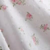 Dobby katoenen pyjama-topje met bloemenprint