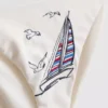 Dolce geborduurde bikinibroekje met strikjes aan de zijkant
