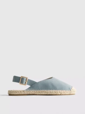 Espadrilles met slingback-bandjes