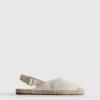 Espadrilles met slingback-bandjes