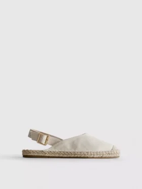 Espadrilles met slingback-bandjes