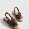 Espadrilles met slingback-bandjes