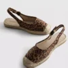 Espadrilles met slingback-bandjes