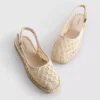 Espadrilles met slingback-bandjes