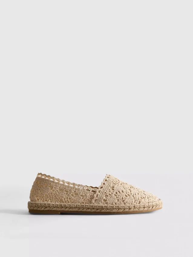 Espadrilles met veters
