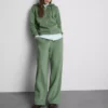 Essential hoodie met doorlopende rits