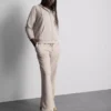 Essential hoodie met doorlopende rits