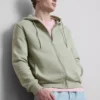 Essential hoodie met doorlopende rits