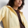 Essential hoodie met doorlopende rits