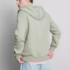 Essential hoodie met doorlopende rits