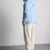 Essential hoodie met doorlopende rits