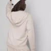 Essential hoodie met doorlopende rits