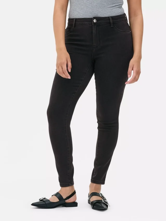 Essential skinny jeans met middelhoge taille | regular