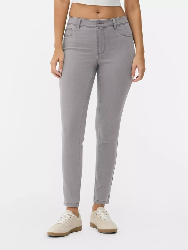 Essential skinny jeans met middelhoge taille | regular