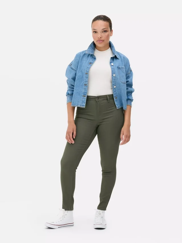Essential skinny jeans met middelhoge taille | regular