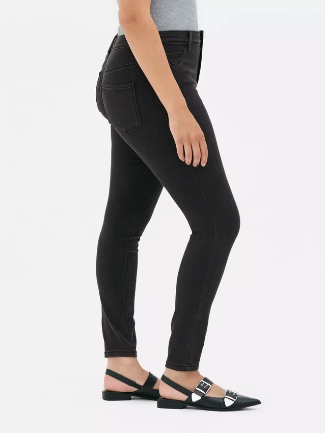 Essential skinny jeans met middelhoge taille | regular