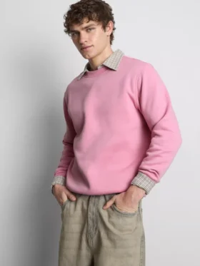 Essential sweatshirt met ronde hals