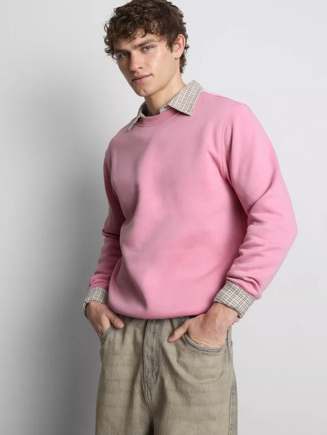 Essential sweatshirt met ronde hals