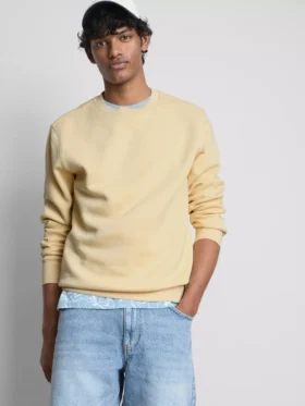 Essential sweatshirt met ronde hals
