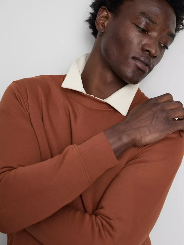 Essential sweatshirt met ronde hals