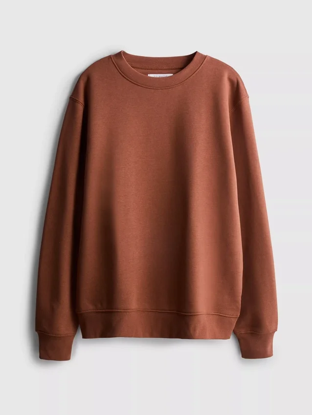 Essential sweatshirt met ronde hals