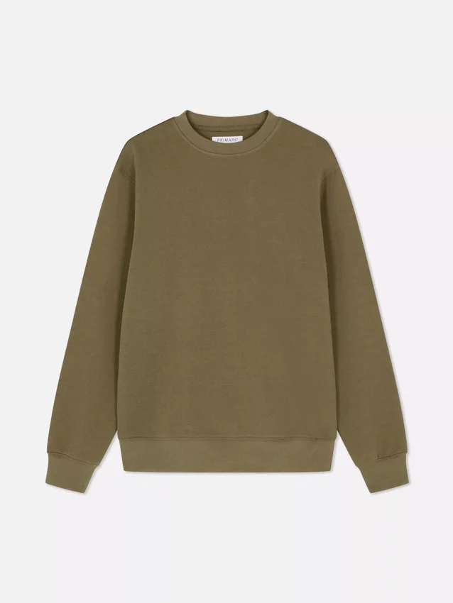 Essential sweatshirt met ronde hals