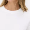 Essentieel T-shirt met korte mouwen en ronde hals