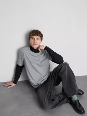 Essentieel T-shirt met normale pasvorm