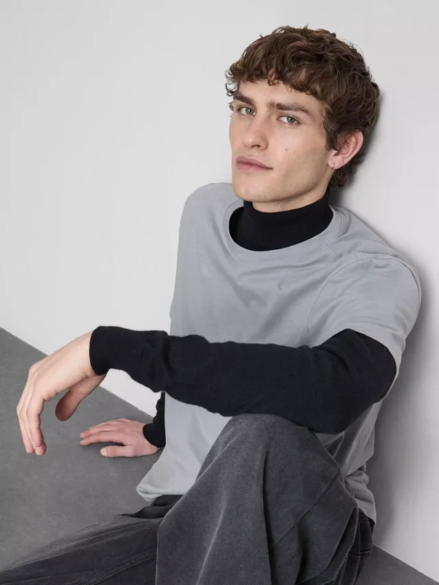 Essentieel T-shirt met normale pasvorm