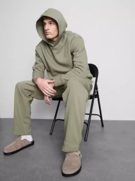 Essentiële hoodie in oversized-model
